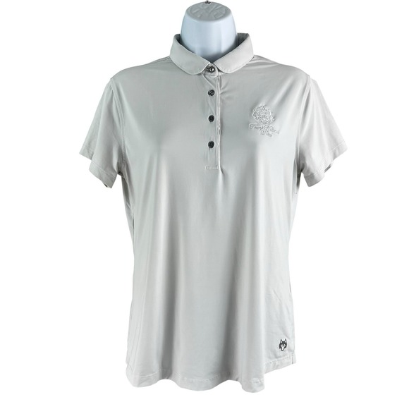 Greyson Scarlett Polo Womens Medium White Trump National Doral - Picture 1 of 10